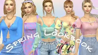 Spring LookBook | SIMS 4 CAS | CC Folder and Sim Download