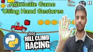 Automate Game Using Hand Gestures || python projects for beginners ||Project Maker