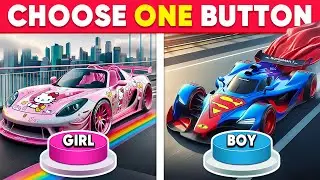 Choose One Button...! BOY or GIRL Edition 💙🌸 Daily Quiz