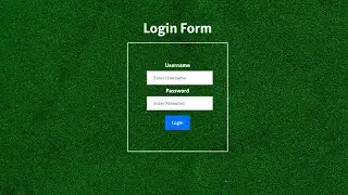 How To Create A Simple Login Form with HTML and CSS