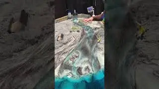 River geomorphology simulation table