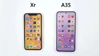 iPhone XR vs SAMSUNG A35 5G - Speed Test!