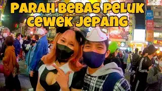 PARAH!! BEBAS PELUK CEWEK JEPANG DI ACARA HALLOWEEN