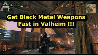 how to unlock black metal armor in Valheim ( spinning wheel not showing up )