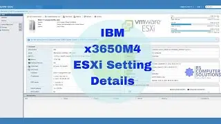IBM x3650 m4 configuration overview | ESXi 6.5