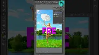 Master the Art of Transparent Text Effects in Photoshop 😎 #photoshop #shorts