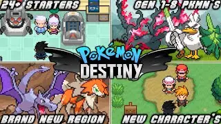 [NEW] Pokemon GBA Rom With 24+ Starters, Gen 1-8 Pokemon, New Region, New Characters & Much More!