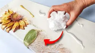 UNDERRATED Texture Technique! Unbelievably Simple = STUNNING Result Sunflower Tutorial | AB Creative