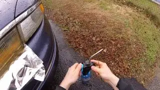 Lincoln Mark VIII Headlight Repair (its a joke calm down)