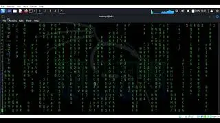 Kali Linux Tricks. How to create the Matrix effect on Kali Linux terminal