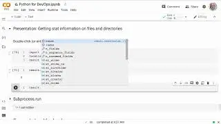 Key skills Python filesystem and processes