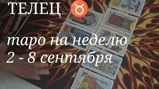 ТЕЛЕЦ ТАРО расклад на неделю со 2 по 8 сентября 2024 года.