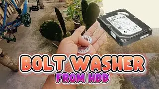 Bolt washer from old or broken hardisk drive (PC, CCTV)