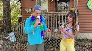 Coming Into Spring. Auditioning for a silly commercial