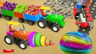 Diy tractor mini Bulldozer to making concrete road | Construction Vehicles, Road Roller