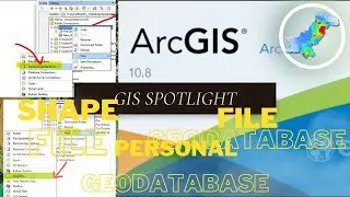 Create a File Geodatabase | Personal Geodatabase | Shapefile | File vs Personal#geodatabase  #arcgis