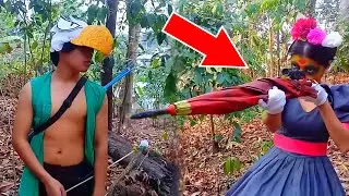 БРАВЛ СТАРС В РЕАЛЬНОЙ ЖИЗНИ! УСТРОИЛИ ШД В ДЖУНГЛЯХ😳😳😳
