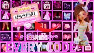 ALL WORKING CODES in DRESS TO IMPRESS February 2025! 💖 (Roblox DTI Codes)