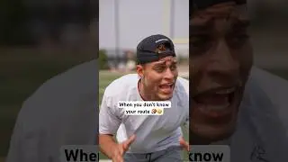 When you don’t know your route‼️🤦🏽 #footballshorts #widereceiver #collegefootball #nfl