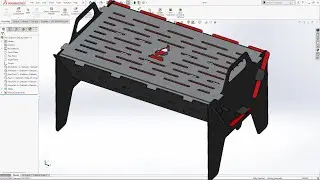 Solidworks sheet metal Tutorial - Simple Beautiful Grill Design