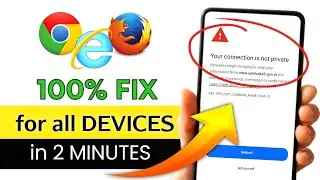 Your connection is not private google chrome in mobile Problems Solution | Chrome problem solved