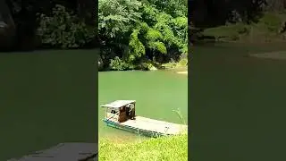 Desa terpencil harus naik perahu blm ada jembatan#shorts