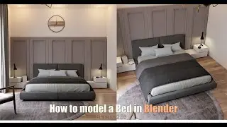 How to Model Realistic Bed in Blender