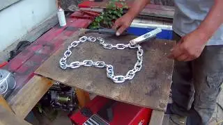 Machine Gun Neves pt.07 Making A Chain Steering Wheel