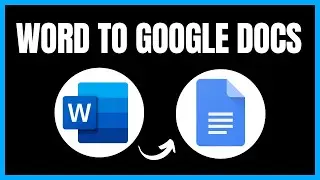 How to Convert Word Document to Google Docs | Easy Tutorial
