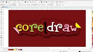 Create Peeled Sticker Text Effect in Corel Draw | Create Sticker Design | Shadow Effect in Coreldraw