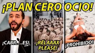 ¡PLAN CERO OCIO! NAYIB BUKELE LANZA NUEVA INICIATIVA. PRESOS A LA OBRA.