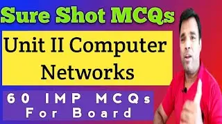 1 shot MCQs Computer Networks Informatics Practices Class 12 | 60 MCQs for networking IP Class 12