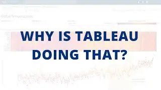 Why is Tableau Doing That?