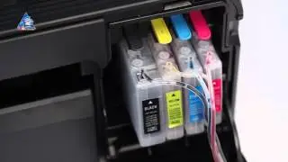 Установка СНПЧ на принтер Brother MFC-J6510DW