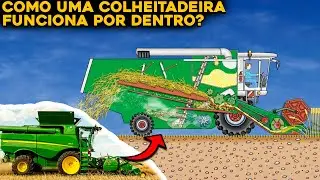 COMO FUNCIONA POR DENTRO DE UMA COLHEITADEIRA? INACREDITÁVEL!