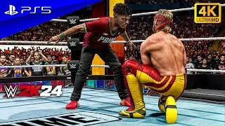 WWE 2K24 - Ishowspeed vs. Logan Paul | Extreme Rules Wrestlemania Las Vegas | PS5™ [4K60]