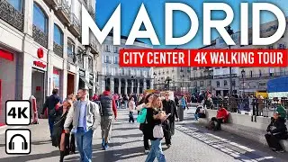 MADRID, Spain 🇪🇸 Europe's Vibrant Capital | 4K Walking Tour in City Center
