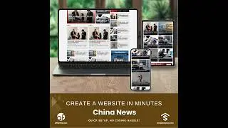 Create a Stunning China News Site in Minutes! 🚀 | Easy & Fast Template Setup