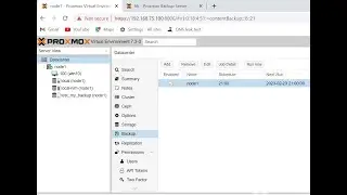 How to backup and restore VM on Proxmox to Proxmox Backup server