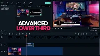 How To Make an ADVANCED LOWER THIRD with Photoshop and Wondershare Filmora