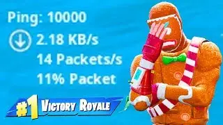 fortnite with 10000 PING