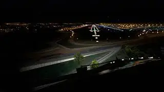 [X-Plane 11] Runway 03 Approach to Lisbon -  Street Lights graphics OP