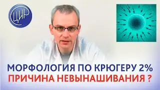 Может ли морфология по Крюгеру 2% быть причиной замершей беременности? Живулько А.Р.