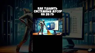как удалить системный мусор на 26 гб