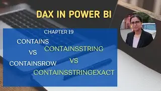 19 How to Use CONTAINS, CONTAINSROW, CONTAINSSTRING & CONTAINSSTRINGEXACT in DAX | DAX in Power BI