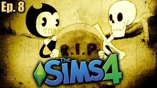RECREATING THE TOMBSTONE PICNIC CARTOON - The Sims 4: Bendy and the Ink Machine - Ep 8