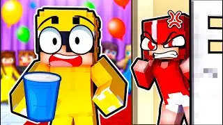 I Hid a SECRET Party From My BULLY GIRLFRIEND in Minecraft…