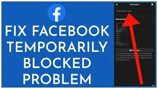 How to Fix Facebook Temporarily Blocked Problem || Facebook Block Issue || 2022