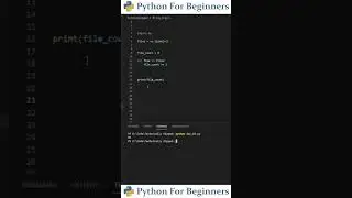 How To Get Number Of Files In A Folder | Python For Beginner