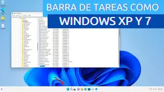 Modificar tamaño de la barra de tareas en Windows 11 como lo hacíamos en Windows XP y 7